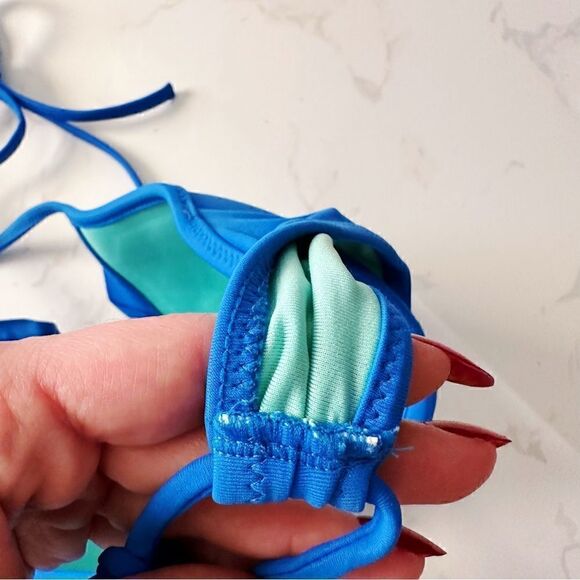 ɢᴜᴄ ᴠꜱ ᴘᴜꜱʜ-ᴜᴘ ʜᴀʟᴛᴇʀ ꜱᴡɪᴍ ʙʀᴀ ᴛᴏᴘ - Picture 8 of 13